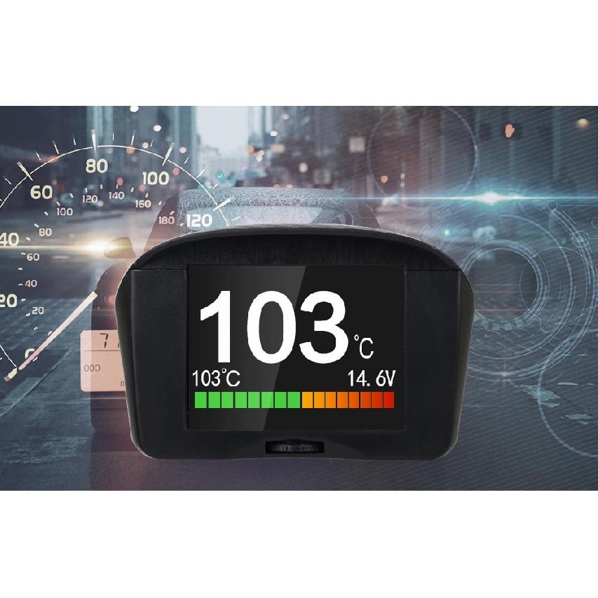 X50 Plus Багатофункціональний Автомобільний OBD Розумний Цифровий Вимірювач Сигналізація Датчик Температури Води Цифровий Вольтметр Вимірювач Швидкості Дисплей