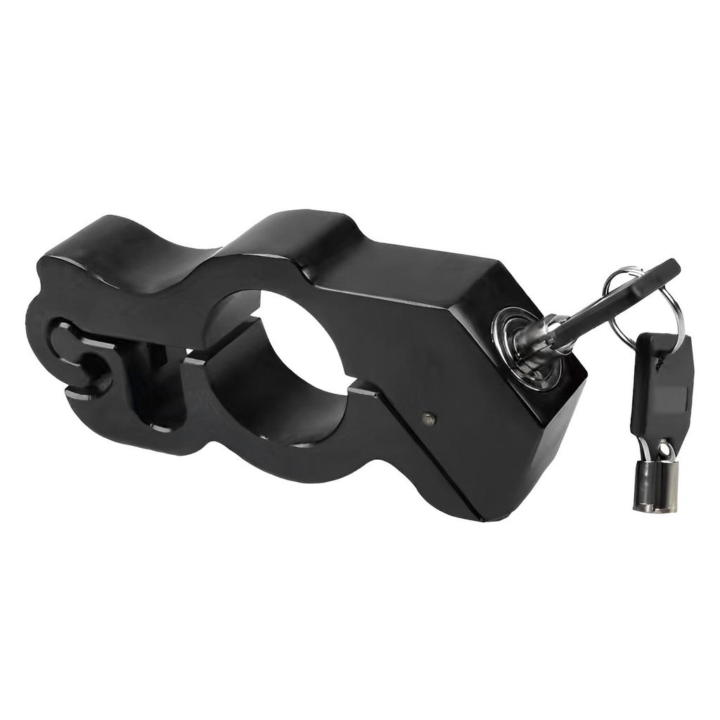 Handlebar Lock Aluminum Alloy Anti Theft Motorcycle Grip Throttle Brake Lock for Electric  Scoot