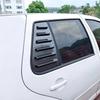 For Volkswagen GOLF 4 MK4 1997-2006 Car Rear Louver Window Side Shutter Cover Trim Sticker Vent Scoop ABS Carbon Fiber Black ABS