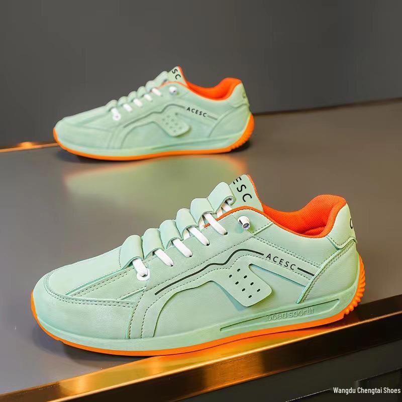 Scarpe Casual Traspiranti in Tessuto Primaverile da Uomo con Suola Spessa - Sneakers alla Moda per Viaggio e Sicurezza