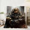 Game D-Delta Force Throw Kid-Friendly Flannel Throw Blanket Soft Warm Anti-Static Washable All Season
