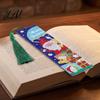 Holiday Party Favors 4PCS Christmas Theme Creative DIY Bookmarks Diamond Painting Art Kits Adult Craft