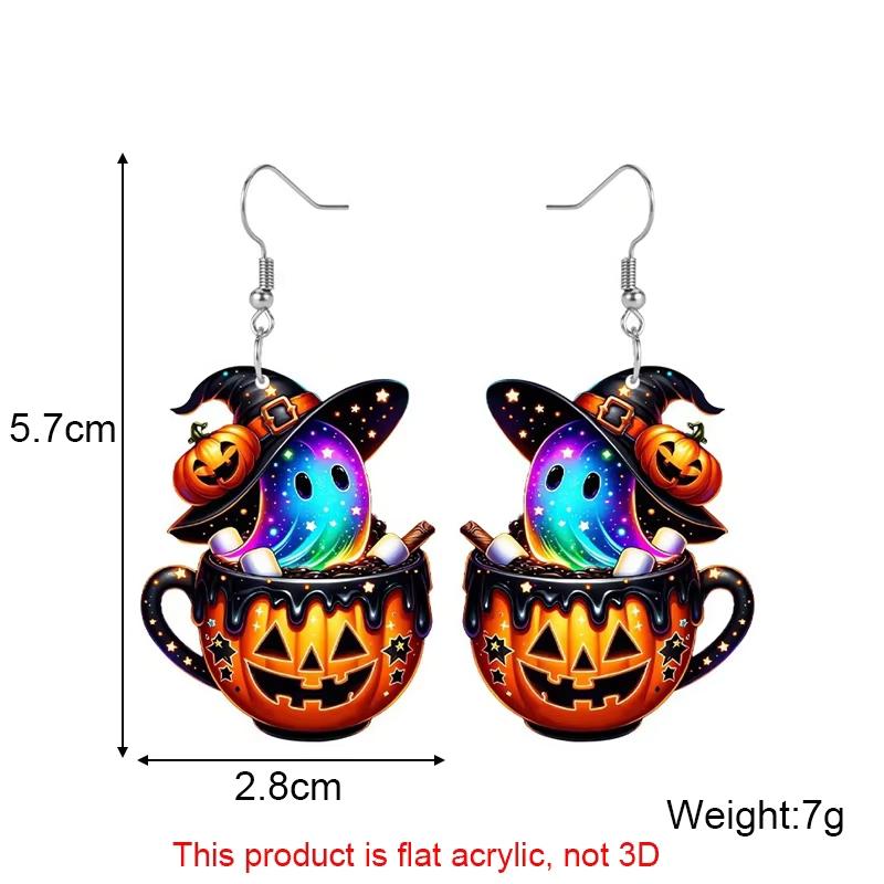 Cute Acrylic Pendants Hook Earrings Sequins Beer Bottle Women Dangle Earrings Korean Fashion Bear Small Earrings Pendientes
