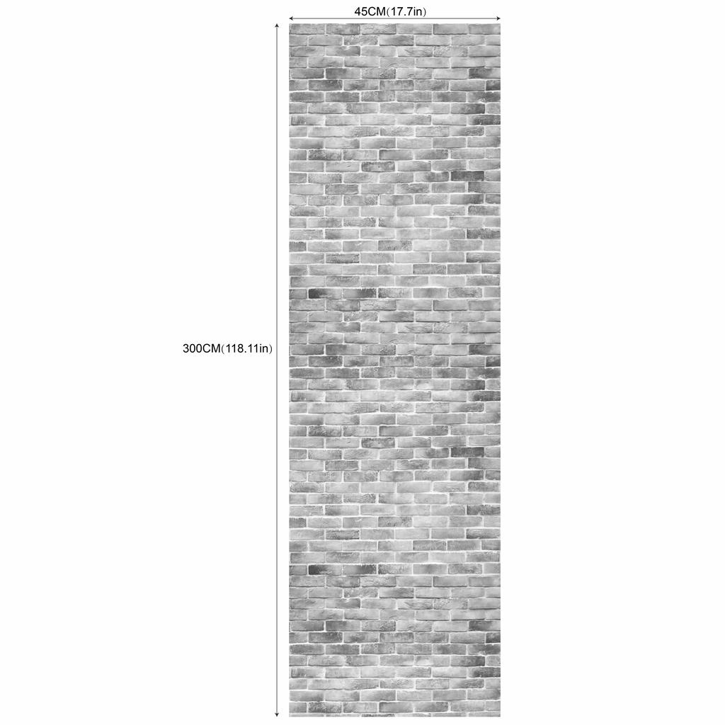 Vintage Brown Brick Wallpaper Brick Self Adhesive Film Brick Peel and Stick Wallpaper Faux Brick Textured Wallpaper Stone Paper