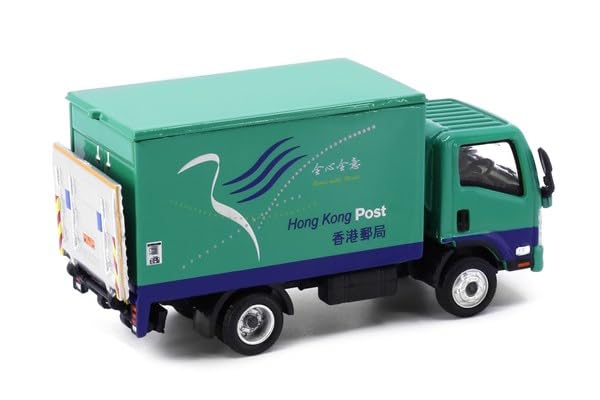 Tiny City Scale Isuzu N Series Hong Kong Post Office Truck Diecast Model Car 1/76 (with Accessories)