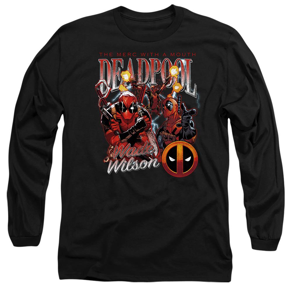 Deadpool Unisex Adult Character Montage T-Shirt