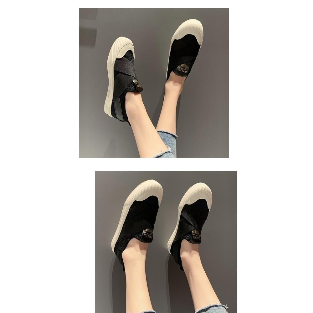 White Women's Casual Flat Shoes