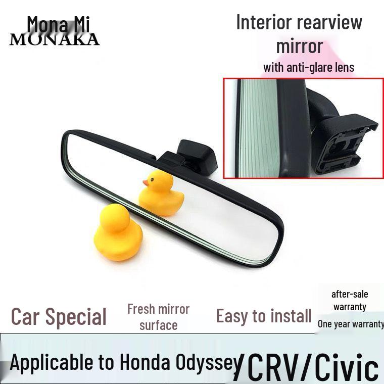 Compatible Interior Rearview Mirror for CRV, 9th Gen Odyssey, Civic, and 9th Gen Accord models.