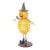 Something Different Metal Pumpkin Man With Top Hat Ornament