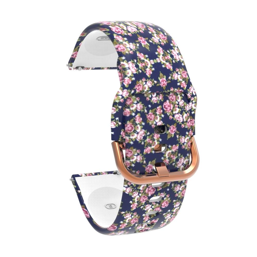 20mm silikonový řemínek na hodinky pro Samsung Galaxy Watch 42mm Active 2 40mm 44mm náramek řemínek pro Gear S2 Amazfit bip