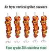 Verdickte Grillspieße aus lebensmittelechtem Edelstahl für Lamm