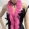 Colorful Boas Decoration for Women Dancing Party Dress up Artificial Boas for Dancing Wedding Party Halloween Cosplay