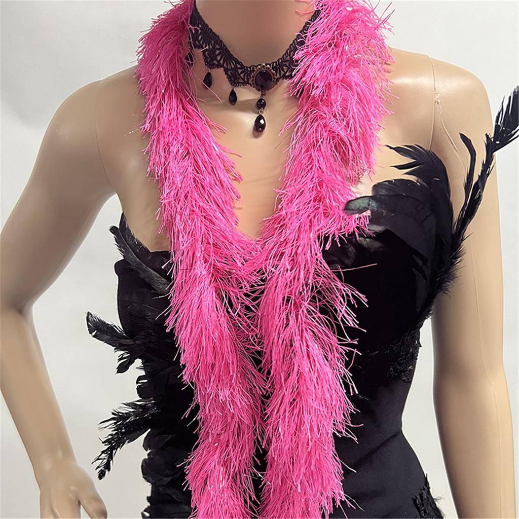 Colorful Boas Decoration for Women Dancing Party Dress up Artificial Boas for Dancing Wedding Party Halloween Cosplay