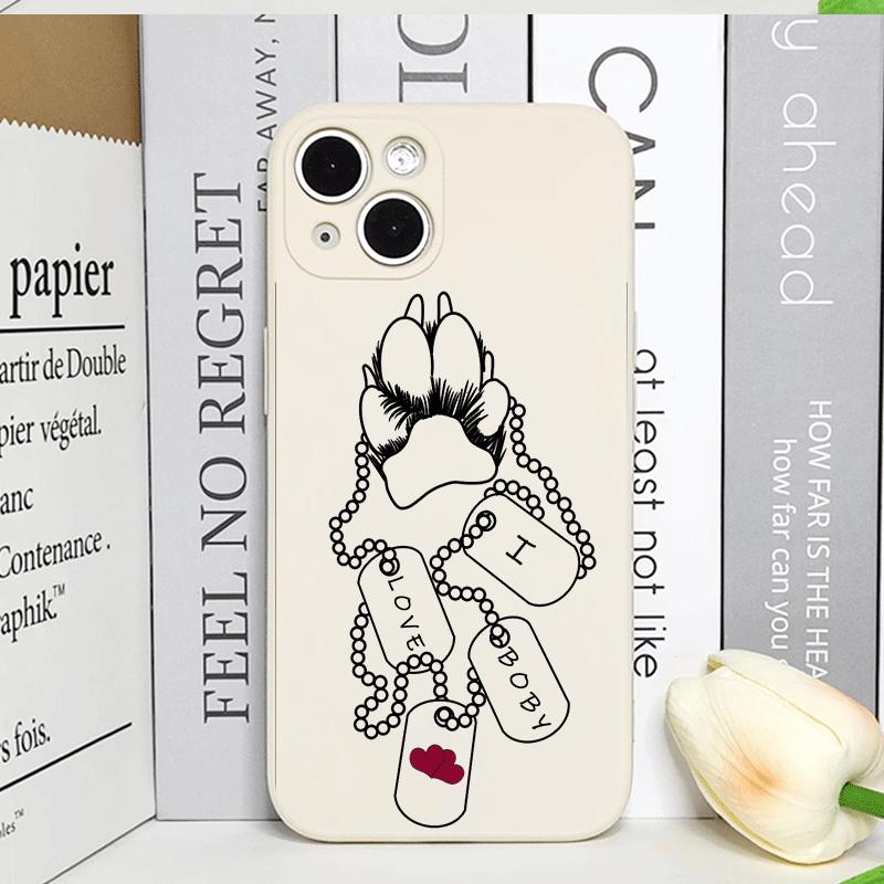 Funny Cartoon Pet Cute Dog Paw Print Phone Case for IPhone 16 15 13 11 12 14 Pro Max Mini XS MAX X XR 7 8 14 Plus SE2 Soft Cover