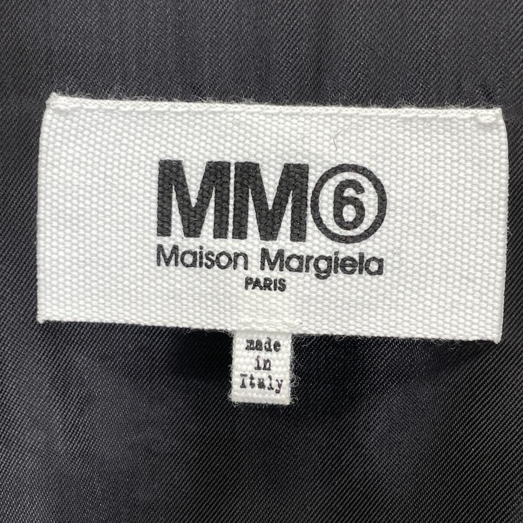 MM6 S52AA0118 Black Single-Breasted Cocoon Coat coat 36 blackUsed