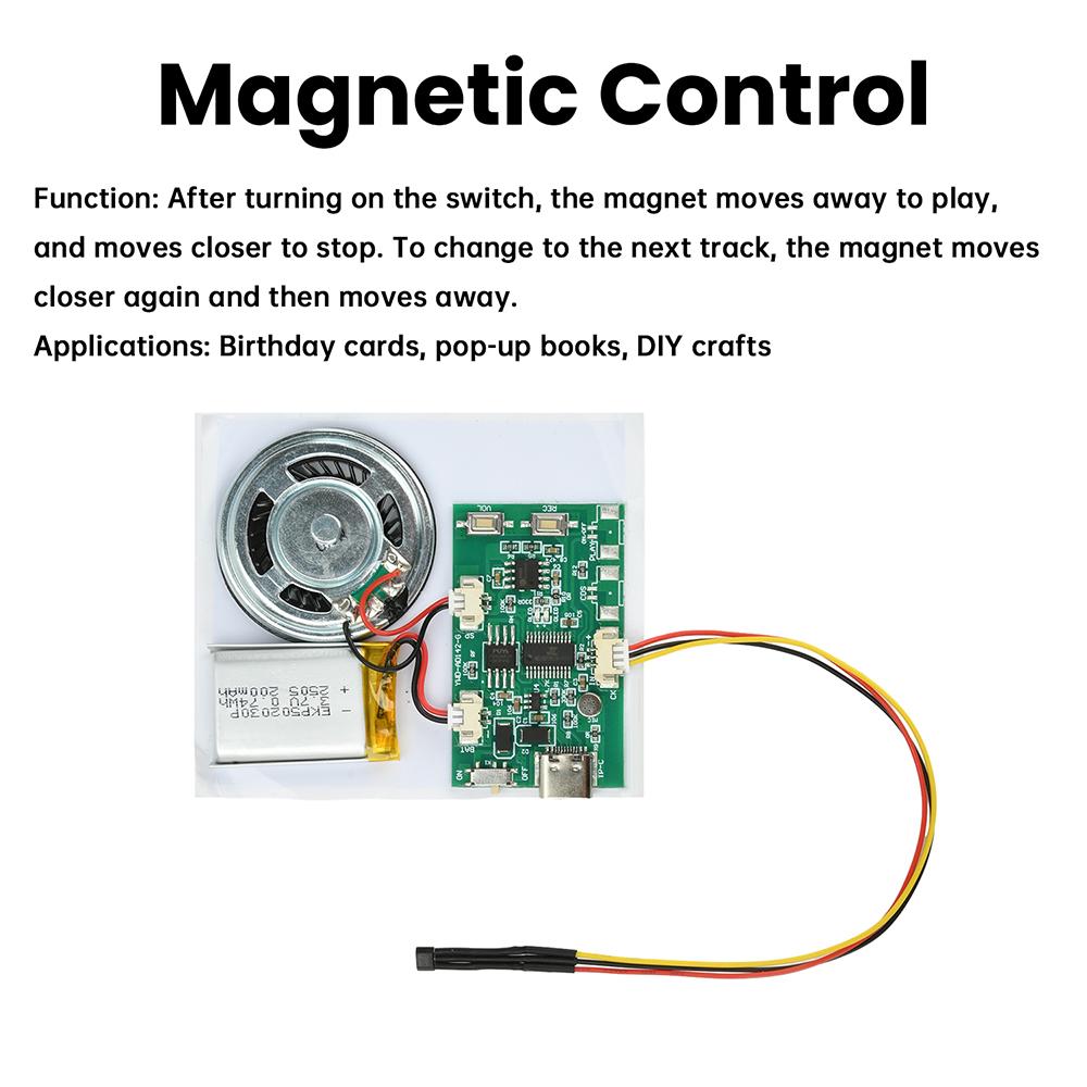 8M USB Recordable Birthday Card Music Voice Module Chip for DIY Voice Audio toy Greeting Card DIY Electronic Kit