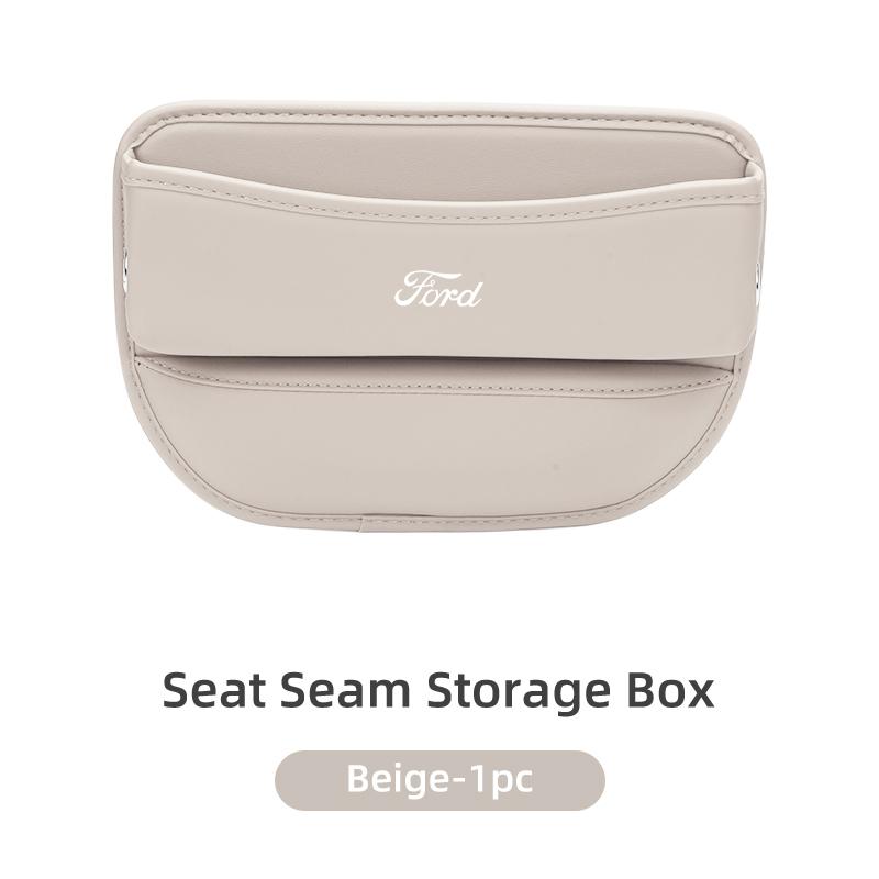 For Ford Car Seat Gap Storage Box Universal Auto Seat Crevice Organizer Escort KA Flex Everest KA Expedition Falcon Fusion