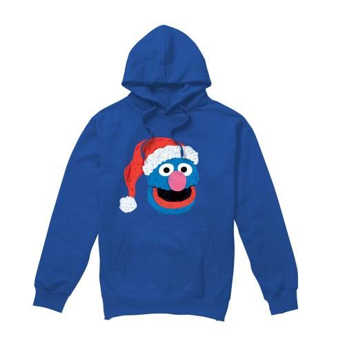 Sesame Street Unisex Adult Grover Scribble Christmas Hoodie