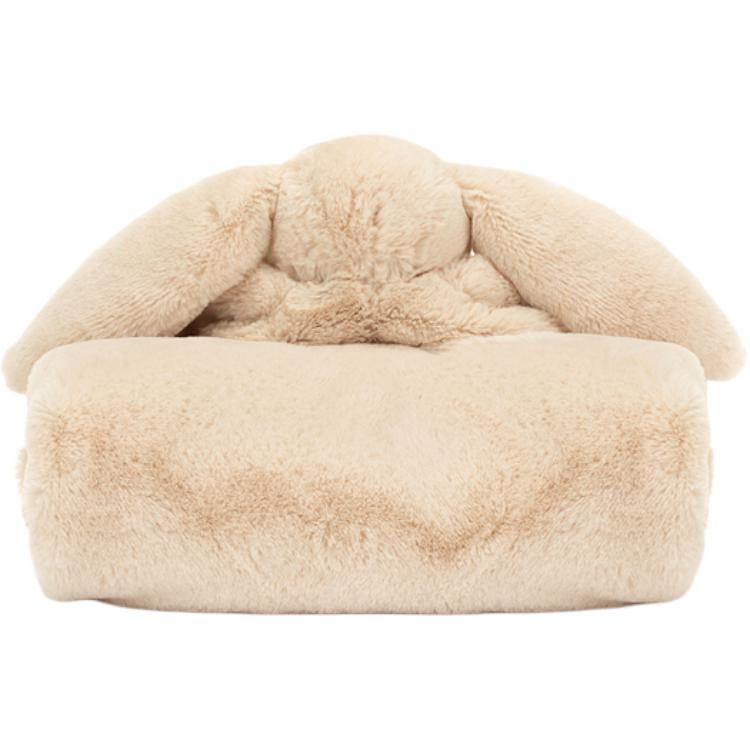 

JELLYCAT Серия Shy Кролик Велобонни Плед Успокаивающая Кукла Периферия To the shy Villebonny rabbit blanket темно-коричневый