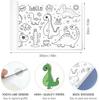 300cm Malpapierrolle für Kinder Zeichenrolle für Kinder DIY Ausmalpapier Graffiti Papierausschnitt Malerei Pädagogisch Schule