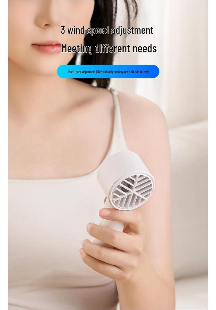 Portable USB Rechargeable Handheld Cooling Fan with Ice Pack