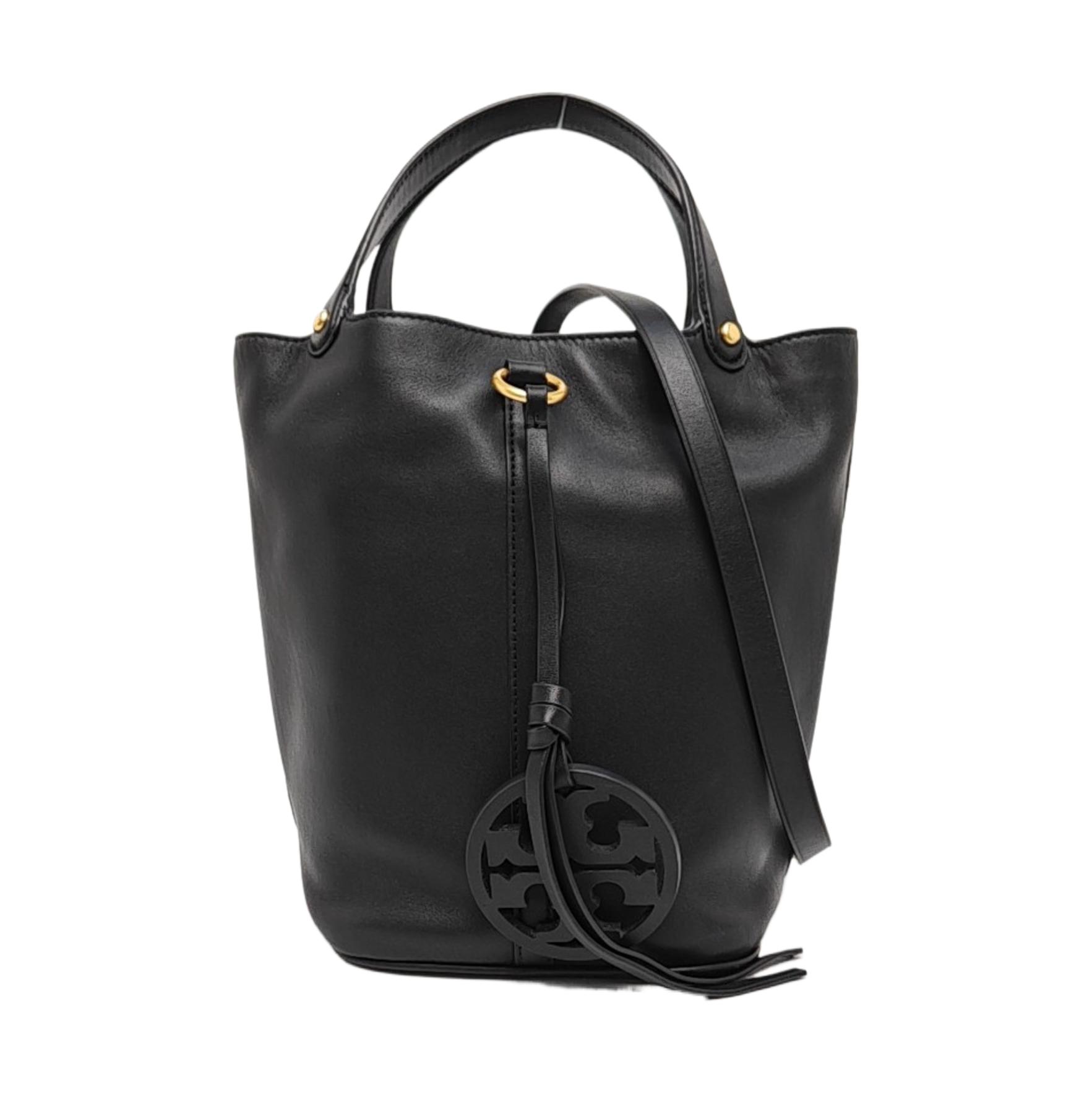 [Pre-Owned] Tb Miller Solid Classic Open Top Leather Bucket Bag - Very Good #14YUO50 ONE SIZE