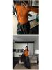 Superniniyy Brushed Long-Sleeve Slim Fit Tee – Stretchy Round Neck Base Layer Top