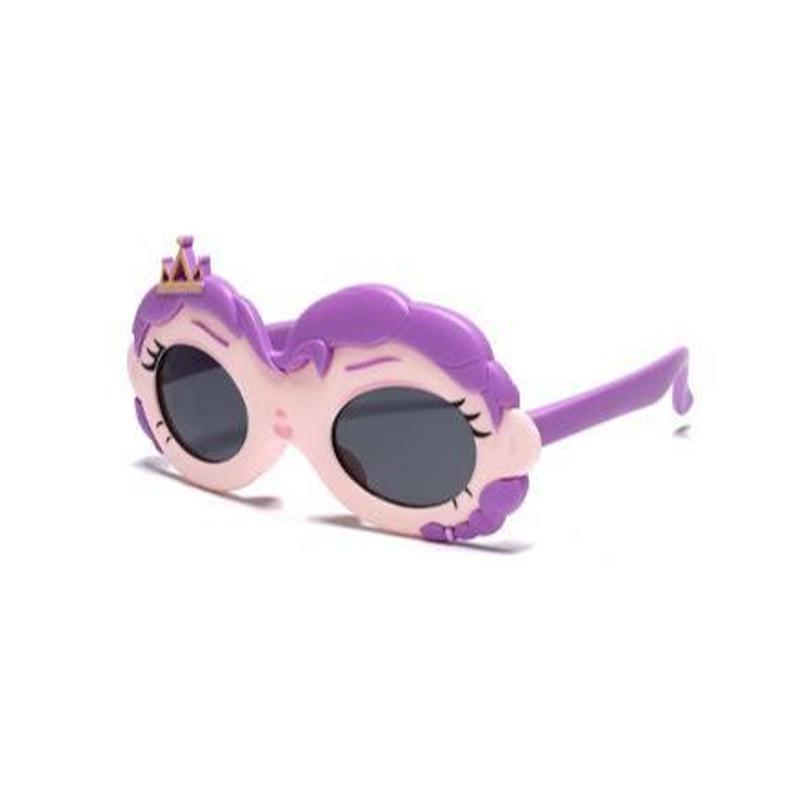 New Polarized Silicone Sunglasses for Kids - Cute Cartoon Design with UV Protection, Ideal for Outdoor Travel and Photography.