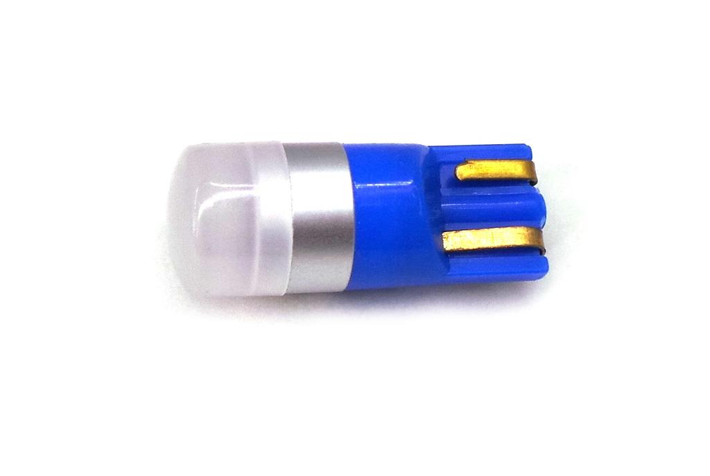 6 szt żarówka LED T10, W5W 12V CANBUS 190lm Niebieski zimny