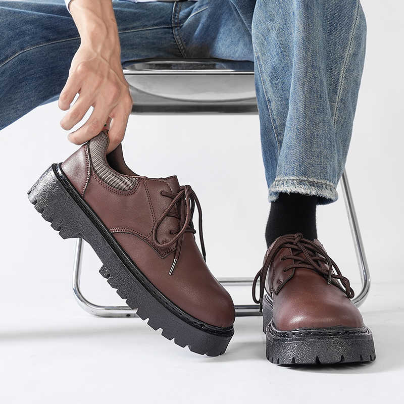 Fashion With Lacing Appearance Increases Retro Men's Sneakers Mens Tennis Shoes Moccasins For Men Brand Sports Special Offers