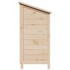 Garden Shed Natural 59 x 56 x 113.5 cm Solid Spruce Wood
