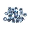 Bicycle Front Axle Nut & Children's Rear Axle Fine Thread Screw with Flange Crank Cap for Bottom Bracket