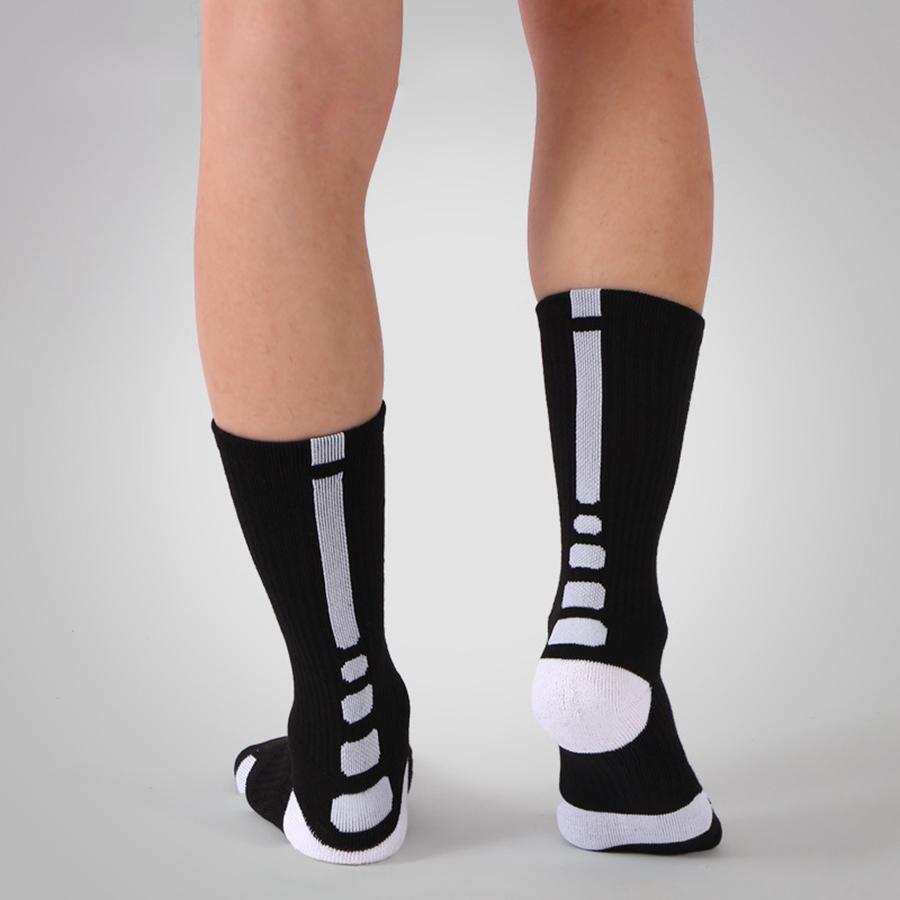 6 Paar Frotteesohle Sportsocken für Herren Damen Fußball Basketball Baseball Rugby Fußball Laufen Tennis