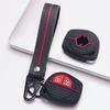 Anti Slip Car Key Protector for Suzuki Swift Alto Jimny SX4 Vitara Ignis Celerio Dzire with Keychain Honeycomb Texture Shockproof Key Fob Protector