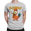 Funly F Caw F Chicken Printed T Shirt Graphic T Shirt High Quality Mens and Womens Short Sleeve T Shirt Mens Sportswear Tops