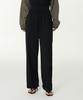 MUSINSA STANDARD WOMAN Women'S Linen-Like Wide Elastic Waist Pants [Black]