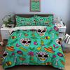 Mexican Style Skull Guitar Print Bedding Set Duvet Cover 1 Duvet Cover 2 Pillowcases Adult And Kids Bedding Set Luxury Gifts