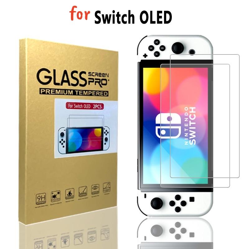 Tempered Glass Screen Protector 2-Pack – HD Anti-Scratch Film with For Nintendo Switch Lite / Switch 2 / Switch OLED