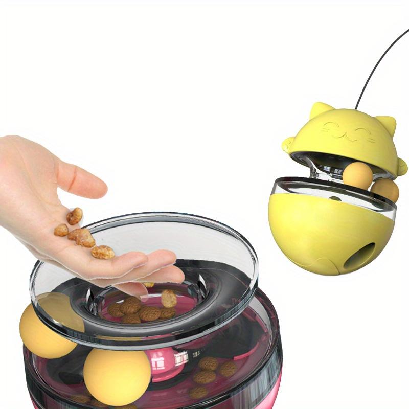 Băț nou amuzant pentru pisici, Jucărie pentru pisici, Tumbler, Minge cu scurgeri pentru mâncare, Pisică ameliorează plictiseala, Tumbler, Accesorii pentru animale de companie, Se joacă cu vărsător de mâncare, Singur