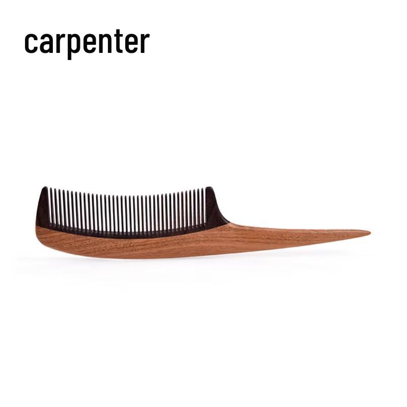 Tan Mujiang Youyi Natural Wooden Pointed-Tail Comb Gift Set