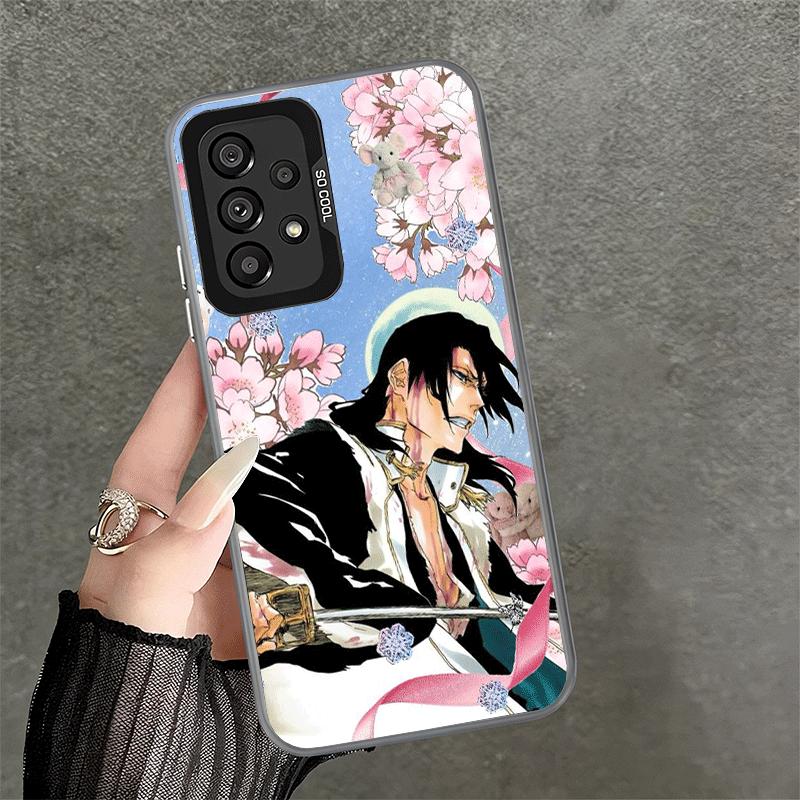 Bleach Kuchiki Byakuya Soft Phone Case for Samsung A17 A16 A15 A14 A13 A57 A56 A55 A54 A53 A37 A36 A35 A34 A33 A26 A25 A24 A23 A