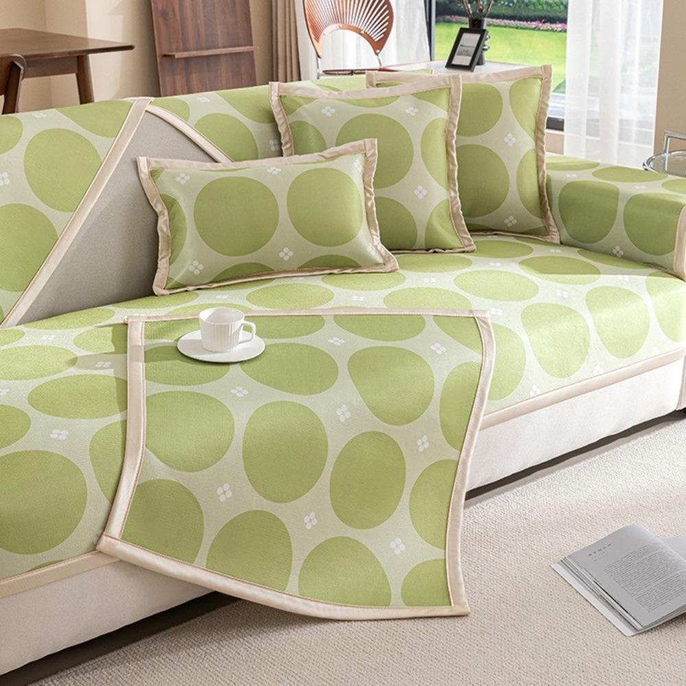 

Прохладная ткань для подушек дивана из ледяного шелка, полный чехол, дышащий, новый чехол для дивана, всеобъемлющий, нескользящий и устойчивый к царапинам от кошек, подушка для сиденья 70*70cm