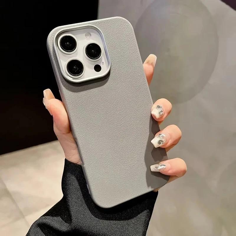 

Роскошный матовый кожаный чехол для телефона для Poco F6 F5 F3 X3 X5 X6 M6 Pro 4G Mi 13T 11 Lite 5G NE противоударный силиконовый мягкий чехол For Xiaomi 11 Lite