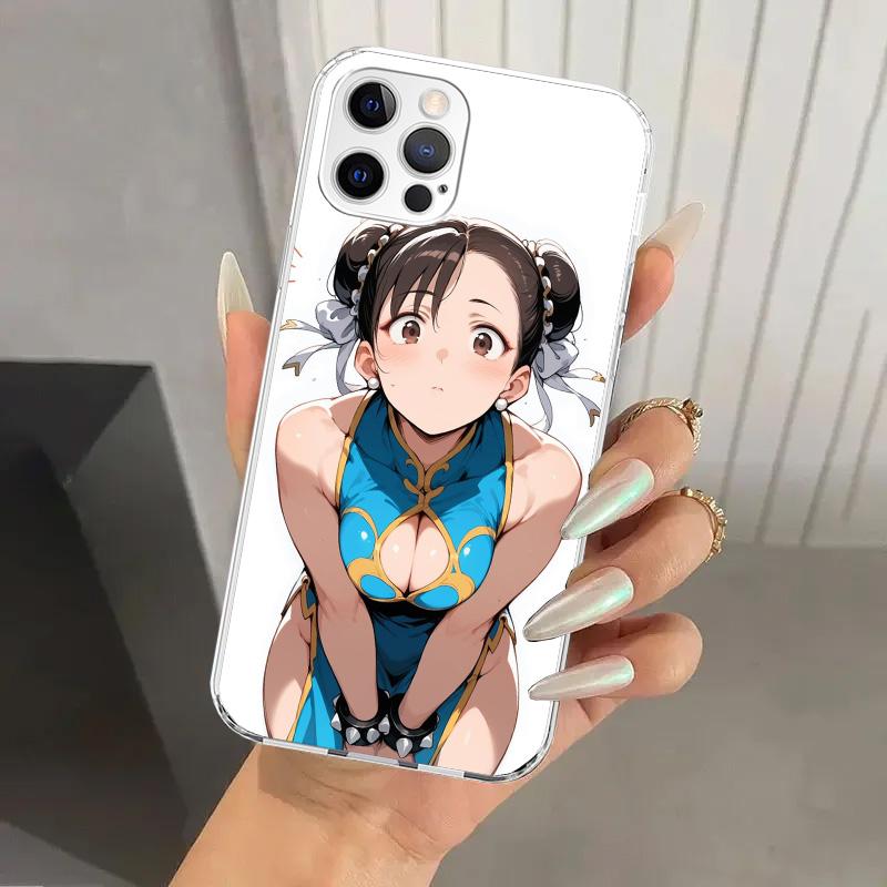 ChunLi S-Street F-FighterS Phone Case for Iphone 17 Air 16 15 Plus 14 13 Mini 12 11 Pro Max 16E 7 8 SE 2020 Soft Funda Print She