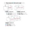 Furniture Protector Couch Covers For Sofas Thick Jacquard Sofa Seat Cushion Cover Anti-Dust Removable Seat Slipcover Kids Pets