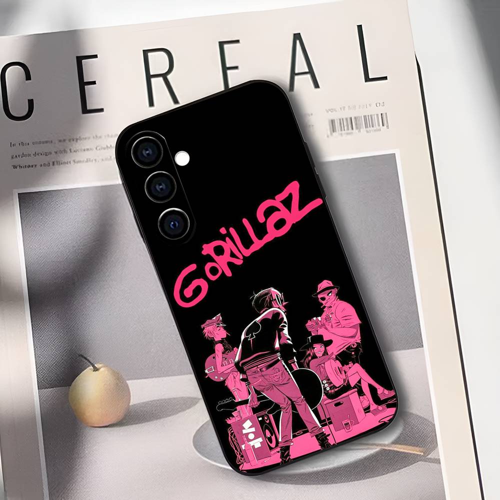 Rock Band G-gorillaz Phone Case For Samsung Galaxy A73,A72,A71,A70,A53,A52,A51,Others Soft Black Cover