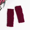 Outdoor Riding Mittens Winter Gloves Twists Gloves Half Finger Gloves Knitted Gloves  Winter