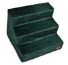 Milo Velvet Bottle Green Stairs 3 Steps