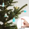 2D Flat Acrylic Mystery Box 24pcs Pendant With Airplane Box Funny Christmas Countdown Calendar