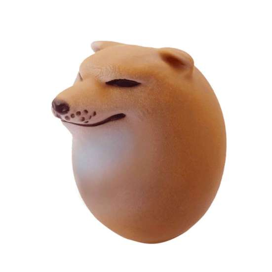 

1/2/5 шт. Мягкая игрушка-яйцо Сиба-ину со светодиодной подсветкой, медленно восстанавливающая форму, для снятия стресса и тревоги, портативная, для детей, подростков и взрослых 1pc жёлтый